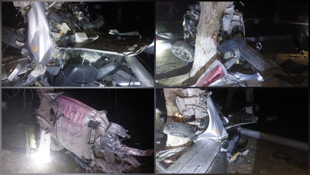 В Джизаке в результате ДТП автомобиль «Lacetti» разорвало на части - видео