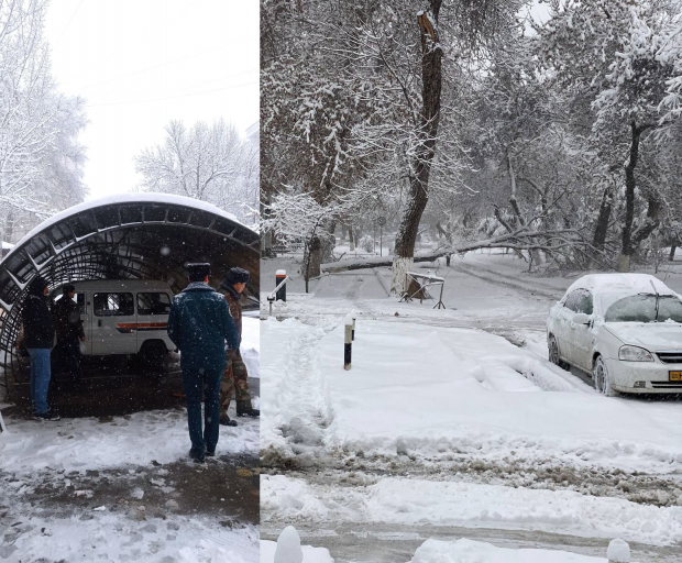 В Ташкенте начали рушиться крыши парковок