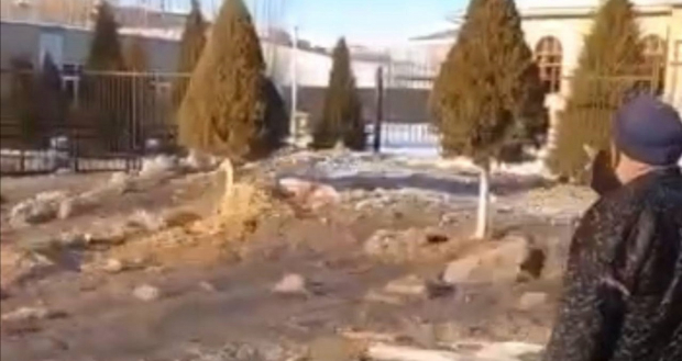 В Кашкадарье жители затопили свою же махаллю — видео