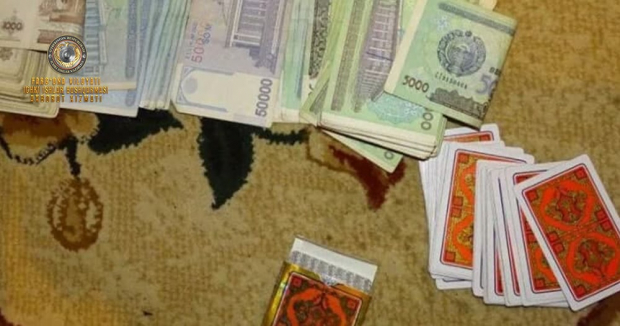 В Ферганской области возбуждено уголовное дело по факту организации подпольного казино в жилом доме