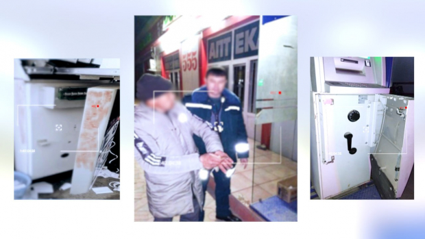 В Алмалыке сотрудники ППС предотвратили кражу денежных средств из банкомата