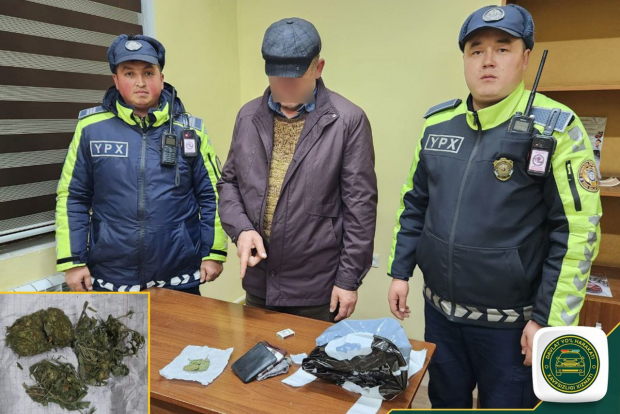 В Самаркандской области у пассажира автомобиля «Lacetti» выявили наркотические вещества