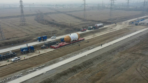 Из Японии в Узбекистан доставили новую турбину для ТЭС