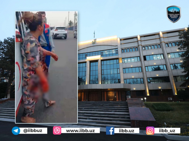 В Ташкенте женщина устроила дебош в салоне кареты скорой помощи - видео