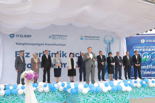 Представители УзЛиДеП проводят широкомасштабную работу по разъяснению изменений, вносимых в Основной гарант свободы