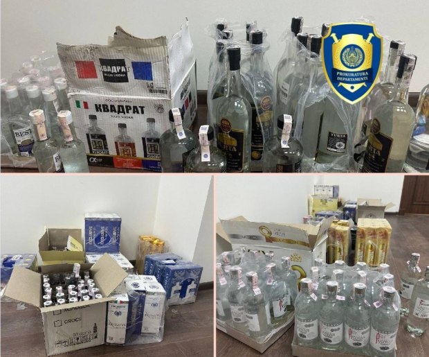 В Хорезмской области выявлен магазин, в котором реализовывали контрафактный алкоголь
