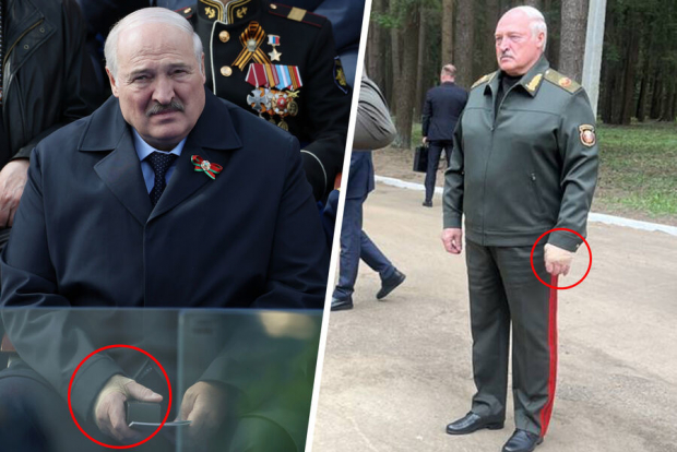 После своего отсутствия Александр Лукашенко показался на публике с  забинтованной рукой