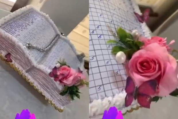 Узбекские школьники покорили интернет необычным тортом в честь окончания школы