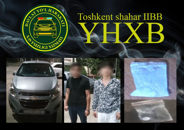 В Учтепинском районе у двух пассажиров автомобиля «Spark» найдены наркотические вещества