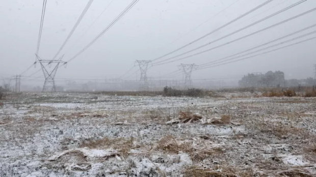В Южной Африке выпал снег