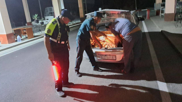 В Самаркандской области поймали гражданина, перевозившего 500 кг испорченного мяса