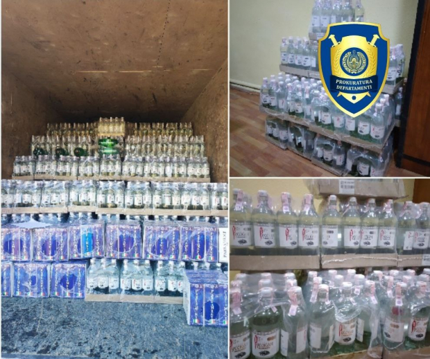 В Бухаре и Хорезме выявлены случаи торговли контрафактным алкоголем