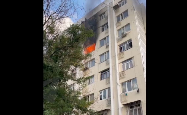 В Ташкенте из-за пожара в многоквартирном доме эвакуировали 20 граждан
