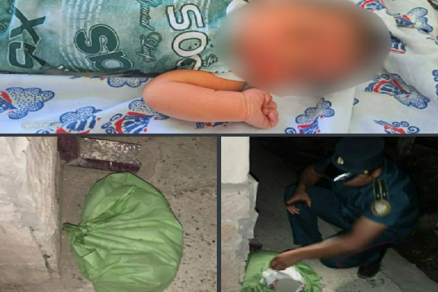 В Бухаре сотрудники ОВД обнаружили брошенного новорождённого мальчика