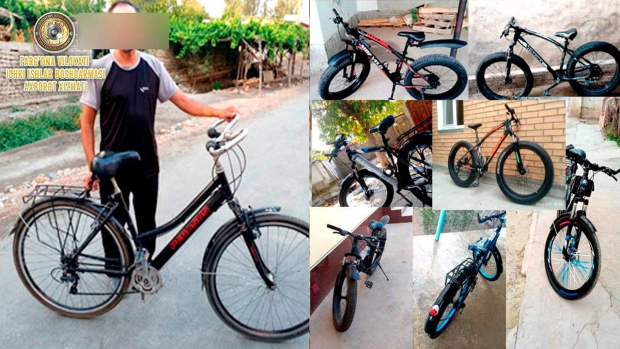 В Коканде задержали мужчину, который украл 8 велосипедов