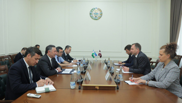 В Министерстве занятости и сокращения бедности Республики Узбекистан прошла встреча с послом Латвии