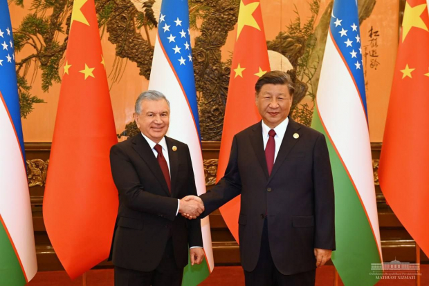 Шавкат Мирзиёев провёл переговоры с Председателем Китайской Народной Республики Си Цзиньпином