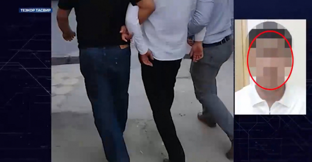 В Ташкентской области при получении взятки задержали сотрудников налоговой инспекции - видео