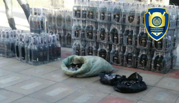 В Каракалпакстане трое граждан торговали контрафактным алкоголем