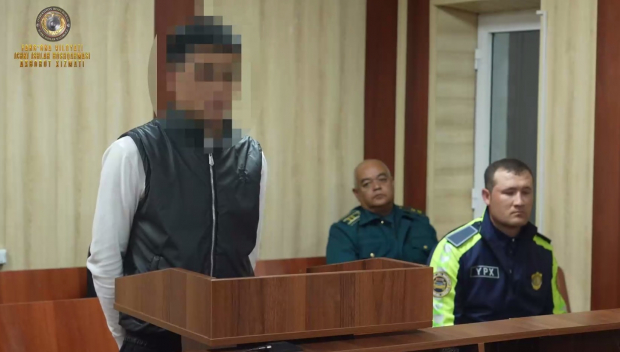 В Фергане арестовали мужчину, который «прокатил» сотрудника ДПС на капоте своего автомобиля