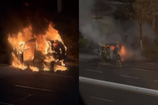 В Ташкенте дотла сгорел Matiz