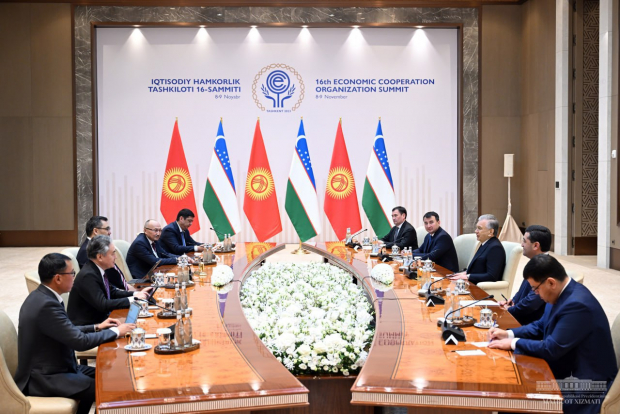 Шавкат Мирзиёев принял Президента Кыргызстана