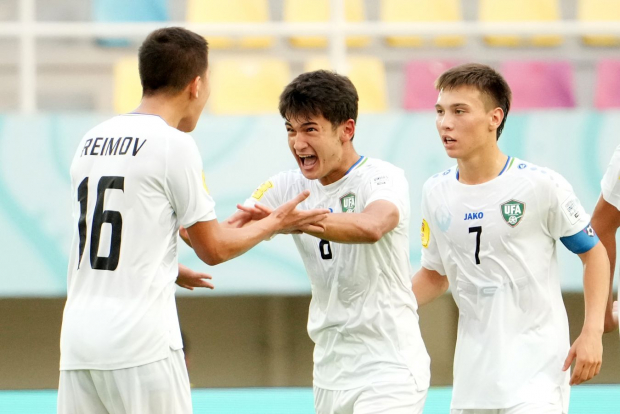 Сборная Узбекистана вышла в 1/16 финала Чемпионата мира по футболу U-17