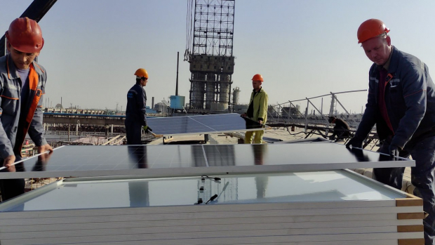 На Ферганской ТЭЦ началось строительство солнечной фотоэлектрической станции