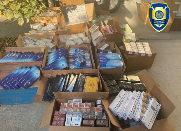 В Ургенче из незаконного оборота изъяли партию сигарет, стоимостью 422,5 млн сум