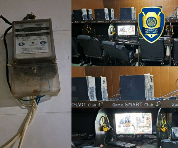 В Намангане компьютерный клуб был незаконно подключён к электросети