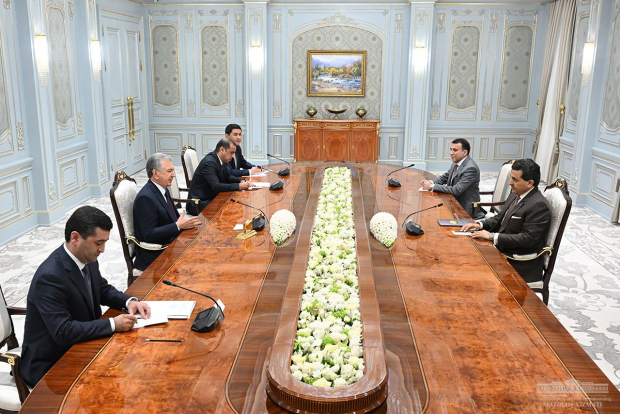 В Ташкенте Шавкат Мирзиёев принял делегацию Государства Катар