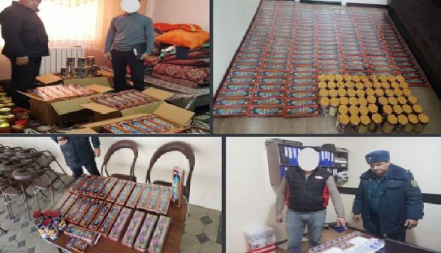 В Кашкадарье пресекли незаконный оборот пиротехнических изделий