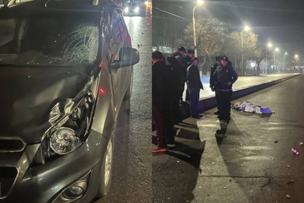 В Ташкенте водитель Spark сбил насмерть пешехода