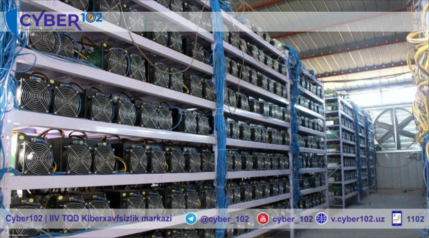 Житель Самарканда организовал незаконную майнинг-ферму и украл электроэнергию на 2 млрд сум