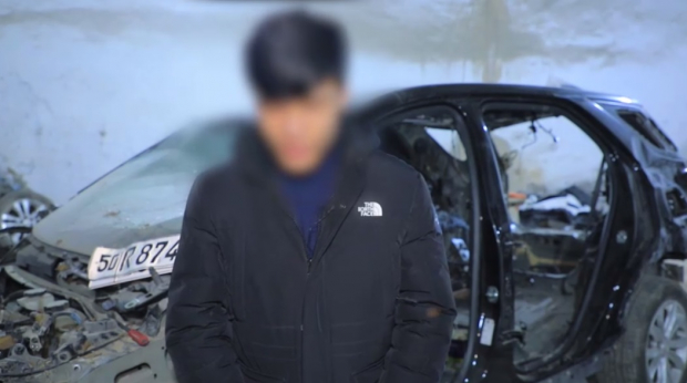 В Намангане 16-летний подросток разбил автомобиль своего отца - видео
