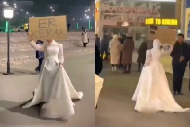 Власти отреагировали на видео девушки, которая в Намангане решила искать мужа с помощью таблички
