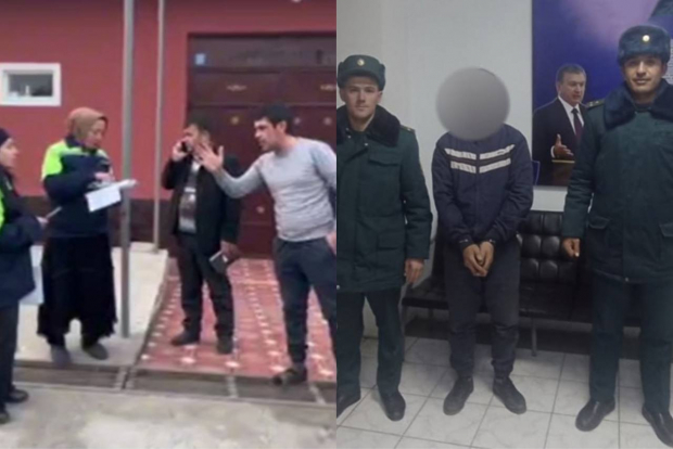 Мужчина, оскорбивший сотрудницу «Фаргона сув таъминоти», получил 10 суток административного ареста — видео
