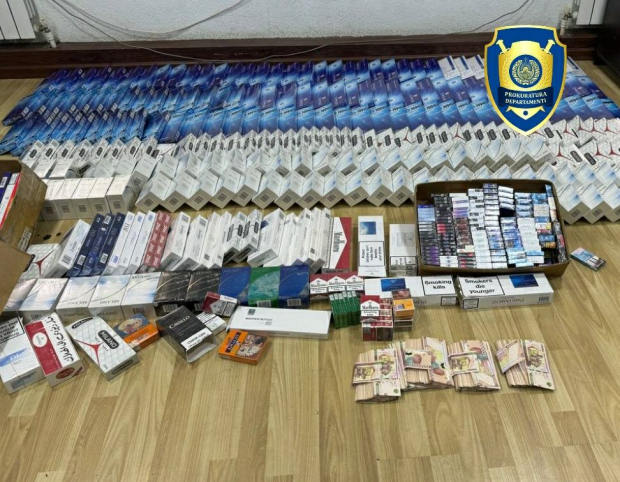 В Ташкентской области задержали двух граждан, которые торговали контрабандными сигаретами