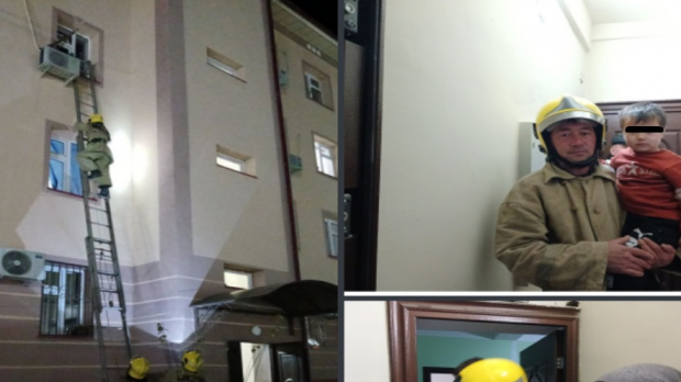 В Кашкадарьинской области сотрудники МЧС спасли двух детей