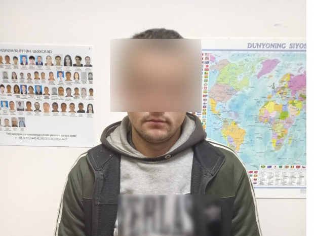 В Ферганской области задержали разыскиваемого мужчину, который подозревается в совершении преступления