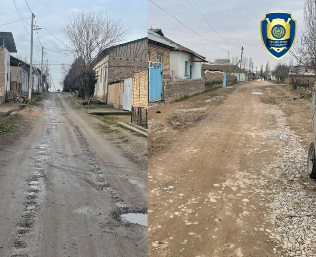 При строительстве дорог в Ташкентской области выявили хищение в особо крупном размере