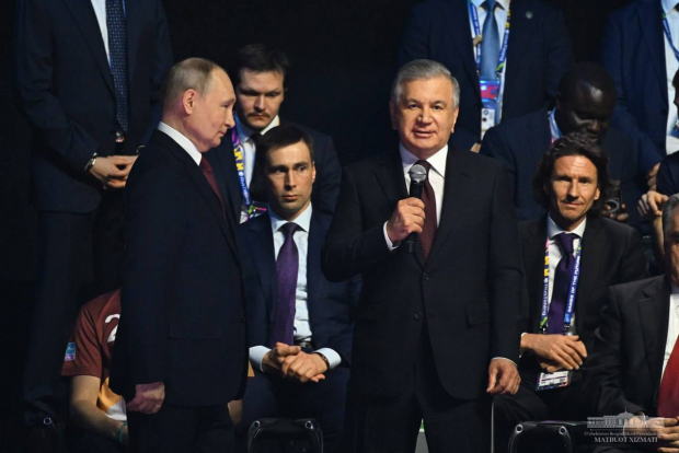 Шавкат Мирзиёев принял участие в церемонии открытия турнира «Игры будущего» в Казани