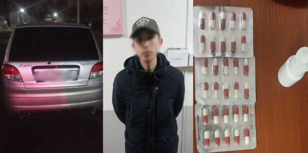В Ташкенте у пассажира автомобиля «Matiz» выявили психотропные препараты