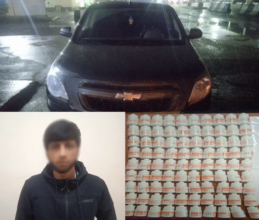 В Ташкенте у пассажира автомобиля «Cobalt» выявили десятки единиц психотропного препарата