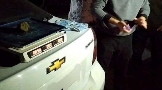 В Джизаке сотрудники ОВД выявили автомобиль «Gentra», в котором употребляли героин