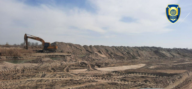 В Сурхандарье предприниматель нанёс руслу реки ущерб, который оценивается в 4,3 млрд сумов