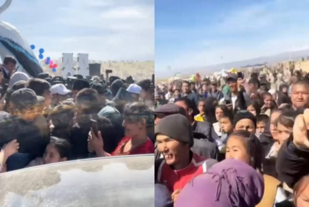 Узбекского певца Хамдама Собирова чуть не «растоптали» фанаты — видео