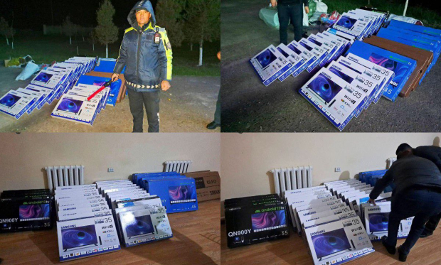 В Кашкадарье пресекли перевозку контрабандных телевизоров