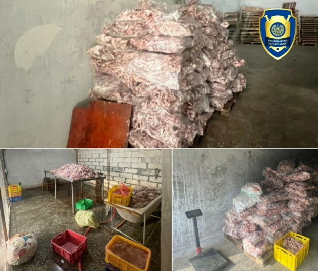 В Учтепинском районе выявили цех, в котором готовили к продаже куриное мясо, непригодное к употреблению