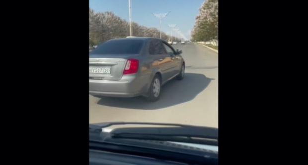 В Андижанской области наказали «шутника» за рулём автомобиля «Lacetti» - видео